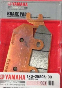 Product image: Yamaha - 1XD258050000 - BRAKE PAD KIT 