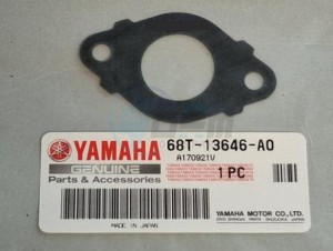 Product image: Yamaha - 68T13646A000 - GASKET, MANIFOLD 2 