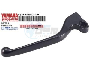 Product image: Yamaha - 5JHH39120000 - REAR BRAKE LEVER 