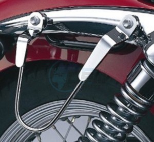 Product image: Suzuki - 997SO-12F20-010 - SADDLEBAG-HOLDER. CHROME 