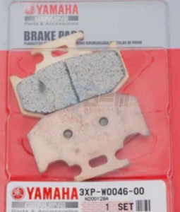 Product image: Yamaha - 3XPW00460000 - BRAKE PAD KIT 2 