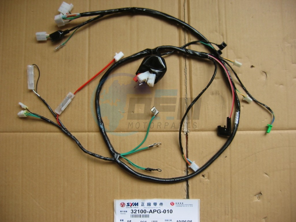 Product image: Sym - 32100-APG-010 - WIRE HARNESS  0