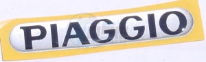 Product image: Piaggio - CM002001 - NAME PLATE PIAGGIO 