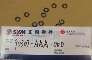 Product image: Sym - 90306-X11-A00 - FLANGE NUT 12MM 