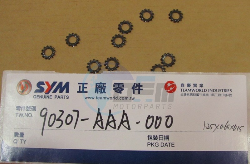 Product image: Sym - 90306-X11-A00 - FLANGE NUT 12MM  0