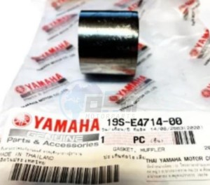 Product image: Yamaha - 19SE47140000 - GASKET, MUFFLER 