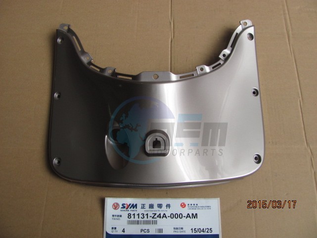 Product image: Sym - 81131-Z4A-000-AM - INNER COVER A  0