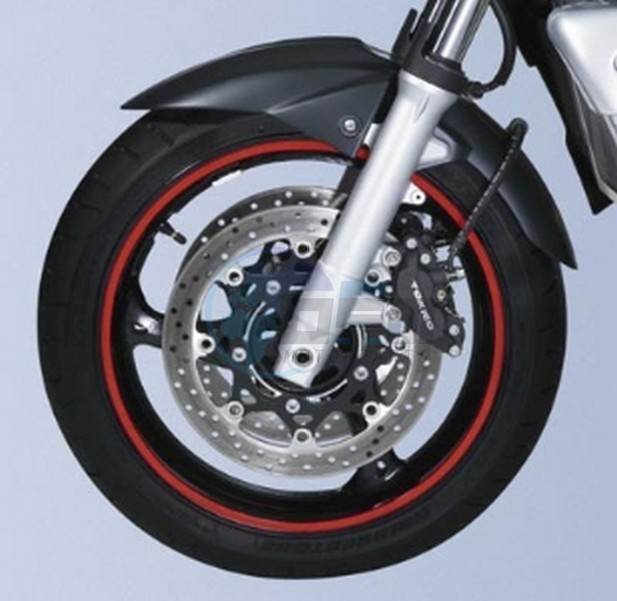 Product image: Suzuki - 990D0-WHEEL-RD2 - WHEEL DECAL, 1 WHEEL DARK RED  0