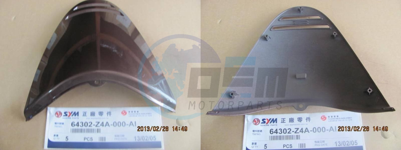 Product image: Sym - 64302-Z4A-000-AI - FR.TOP COVER LX17348  0