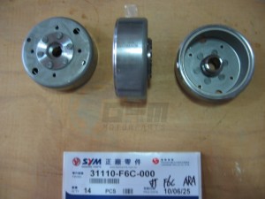 Product image: Sym - 31110-F6C-000 - FLYWHEEL COMP 