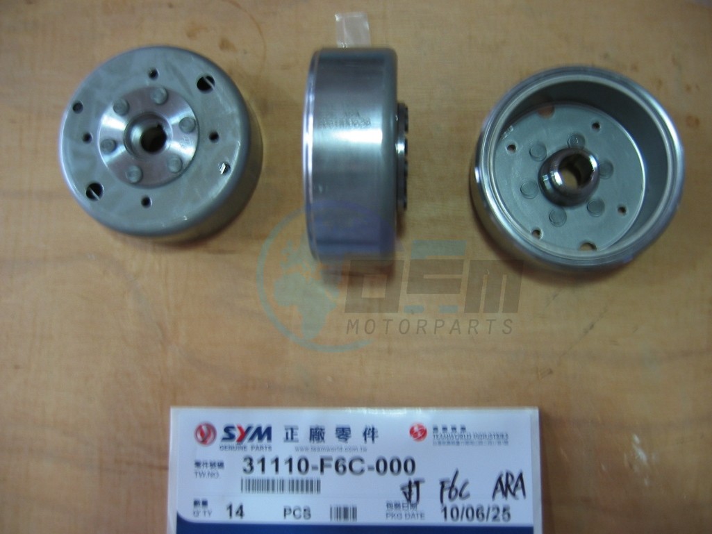 Product image: Sym - 31110-F6C-000 - FLYWHEEL COMP  0