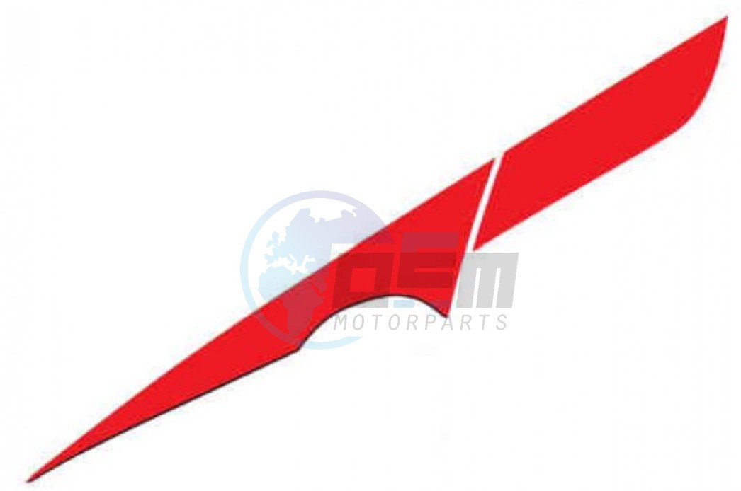 Product image: Aprilia - 853445 - .DEC .FASCIA SUP.SX FRONTALE CARENA  0