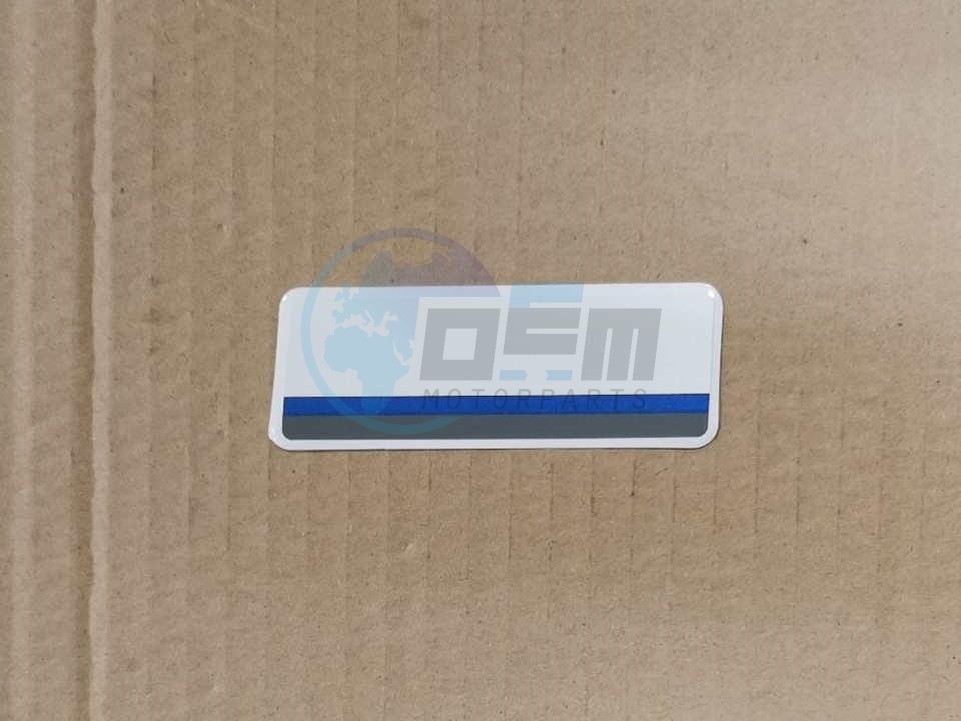 Product image: Sym - 87123-AYV-000-T3 - R.FR.SPOILER STRIPE(BLUE/WHITE)  0