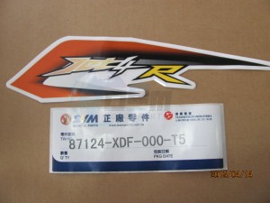 Product image: Sym - 87124-XDF-000-T5 - FR.COVER L.STRIPE 