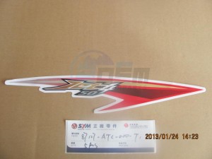 Product image: Sym - 87127-ATC-000-T1 - R.BODY COVER STRIPE 