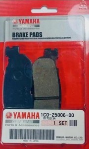 Product image: Yamaha - 1C0258060000 - BRAKE PAD KIT 2 