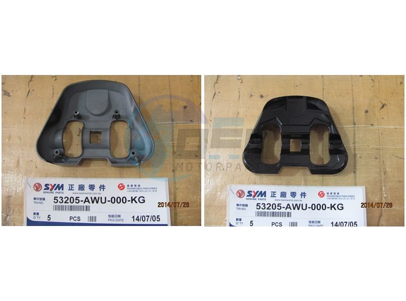 Product image: Sym - 53205-AWU-000-KG - FR.HANDLE COVER BK-5560S  0