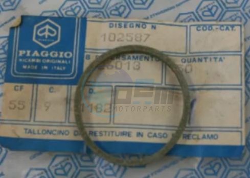 Product image: Piaggio - 102587 - OIL LEVEL INDICATOR GASKET PX  1