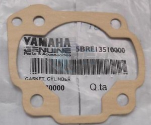 Product image: Yamaha - 5BRE13510000 - GASKET, CYLINDER 