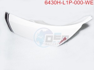 Product image: Sym - 6430H-L1P-000-WE - L. SIDE SPOILER ASSY  WH-005C 