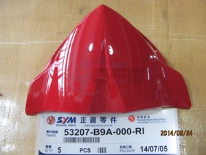 Product image: Sym - 53207-B9A-000-RI - METER VISOR A R-086 