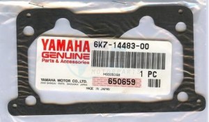 Product image: Yamaha - 6K7144830000 - GASKET 