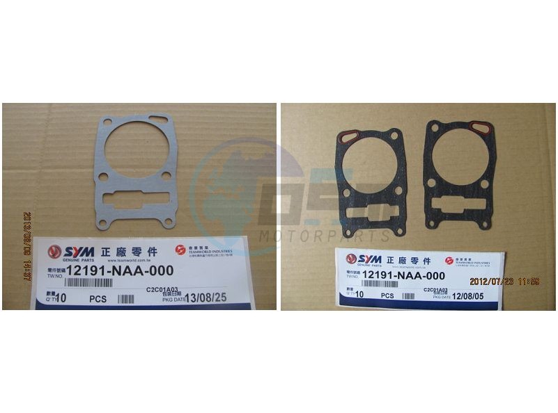 Product image: Sym - 12191-NAA-000 - CYLINDER GASKET  0