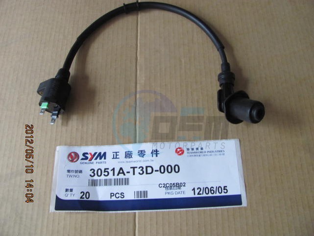Product image: Sym - 3051A-T3D-000 - IGN. COIL ASSY  0