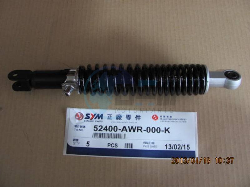 Product image: Sym - 52400-ADB-000 - RR. CUSHION ASSY (WT-461C)  0