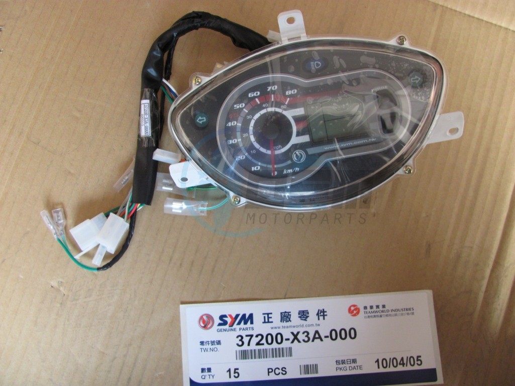 Product image: Sym - 37200-X3A-000 - SPEEDOMETER  0