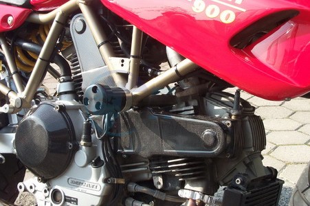 Product image: GSG-Mototechnik - 7049050-D2  - Crash protectors Ducati 750 / 900 Supersport   0