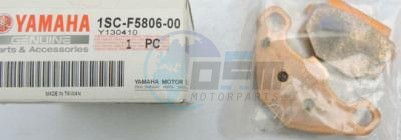 Product image: Yamaha - 1SCF58060000 - BRAKE PAD KIT 2  0