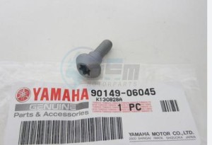 Product image: Yamaha - 901490604500 - SCREW 