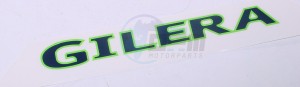 Product image: Gilera - 5757420095 - STICKER GILERA 