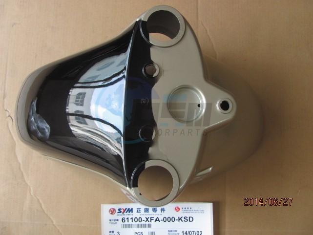 Product image: Sym - 61100-XFA-000-KSD - FR.FENDER  BK-5560S S-481S  0
