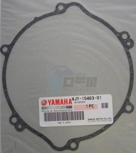 Product image: Yamaha - 4JY154630100 - GASKET, CARBURETOR COVER 2 