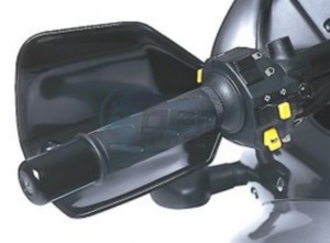 Product image: Suzuki - 57300-31841-019 - COVER SET, KNUCKLE(BLACK) 