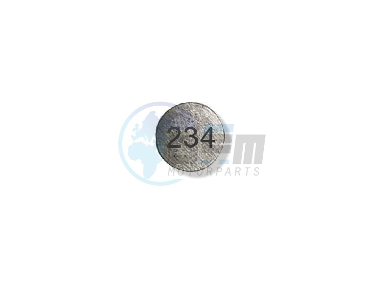 Product image: Sym - 14732-TL1-000-234 - TAPPET SHIM (T: 2.34 MM)  0