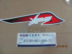 Product image: Sym - 87130-AE1-000-T1 - L.BODY COVER STRIPE B 