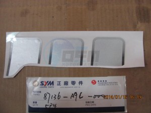 Product image: Sym - 87136-A9L-000 - L. SIDE COVER STRIPE 