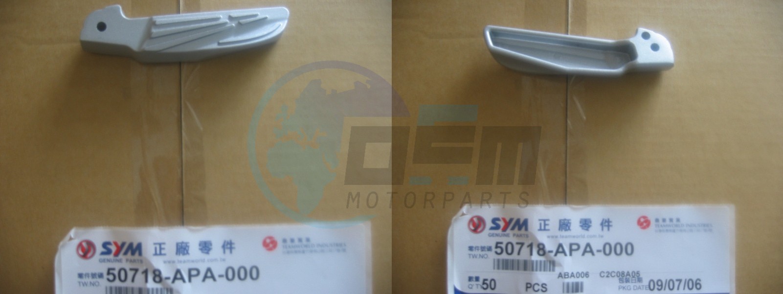 Product image: Sym - 50718-APA-000 - LH. PILLION STEP  0