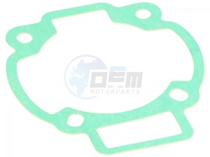 Product image: Piaggio - 487777 - BASE GASKET 2T AIR 0.8 mm     U 