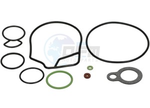 Product image: Aprilia - 498409 - Gaset for Motor, Paper and Copper Gasket 