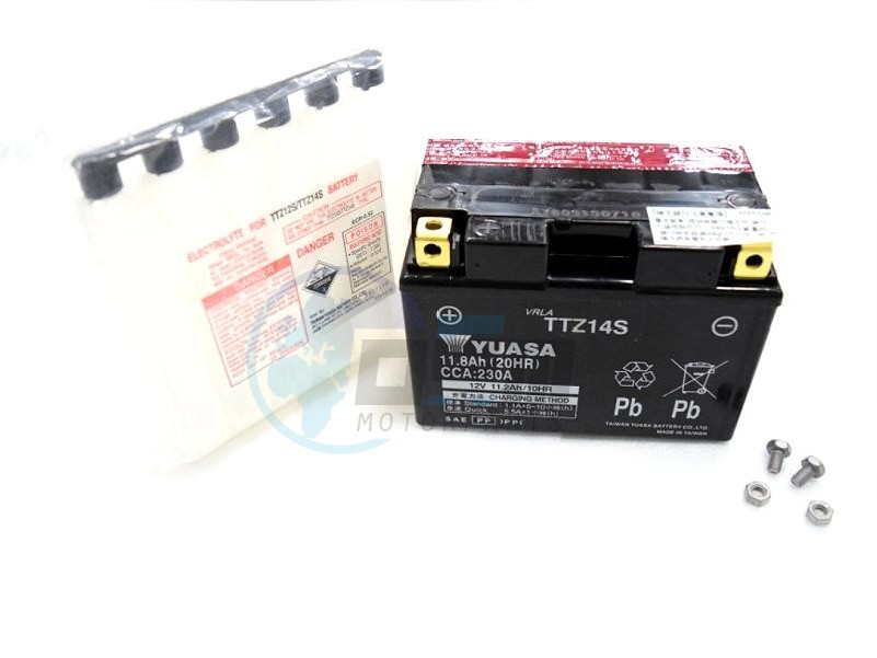 Product image: Sym - 31500-L4A-000-E1 - BATTERY ASSY(TTZ14S)  0