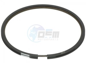 Product image: Derbi - 487996 - PISTON RING, OIL SCRAPER 57.2MM 57.2 MM 125  