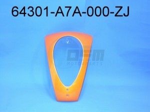 Product image: Sym - 64301-A7A-000-ZJ - FR COVER COMP. 