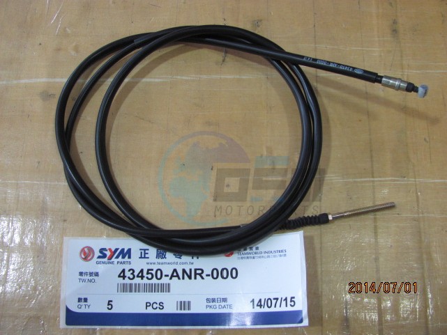 Product image: Sym - 43450-ANR-000 - RR.BRAKE CABLE  0