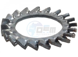 Product image: Derbi - 00023108000 - SELF LOCKING NUT M8X1.25 DIN 985  