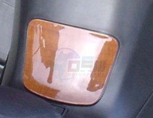 Product image: Suzuki - 990D0-05H07-BLW - FUEL TANK CAP COVER AN400K7. BLACK WOOD 