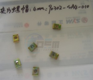 Product image: Sym - 90302-SA4-010 - SPRING NUT 4MM 